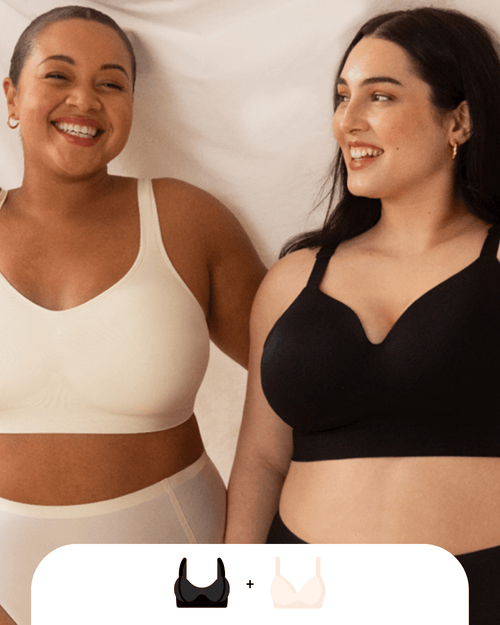Ensemble 2 Brassières Confort Modelant Sans Fil & Douceur Quotidienne Sans Armature