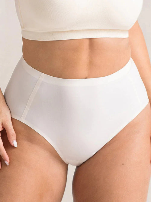 Ensemble 2 Soutien-Gorge Confort Formant Sans Fil et 2 Culottes Taille Haute Gainante
