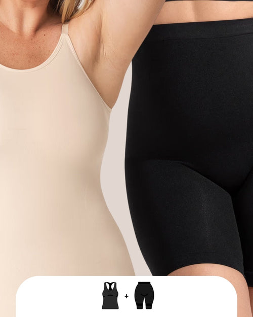 Ensemble Contour: Camisole Amincissante & Short Sculptant Confort Essentiel