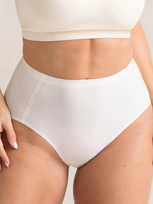 Ensemble Soutien-Gorge Confort Formant Sans Fil et Culotte Taille Haute Gainante